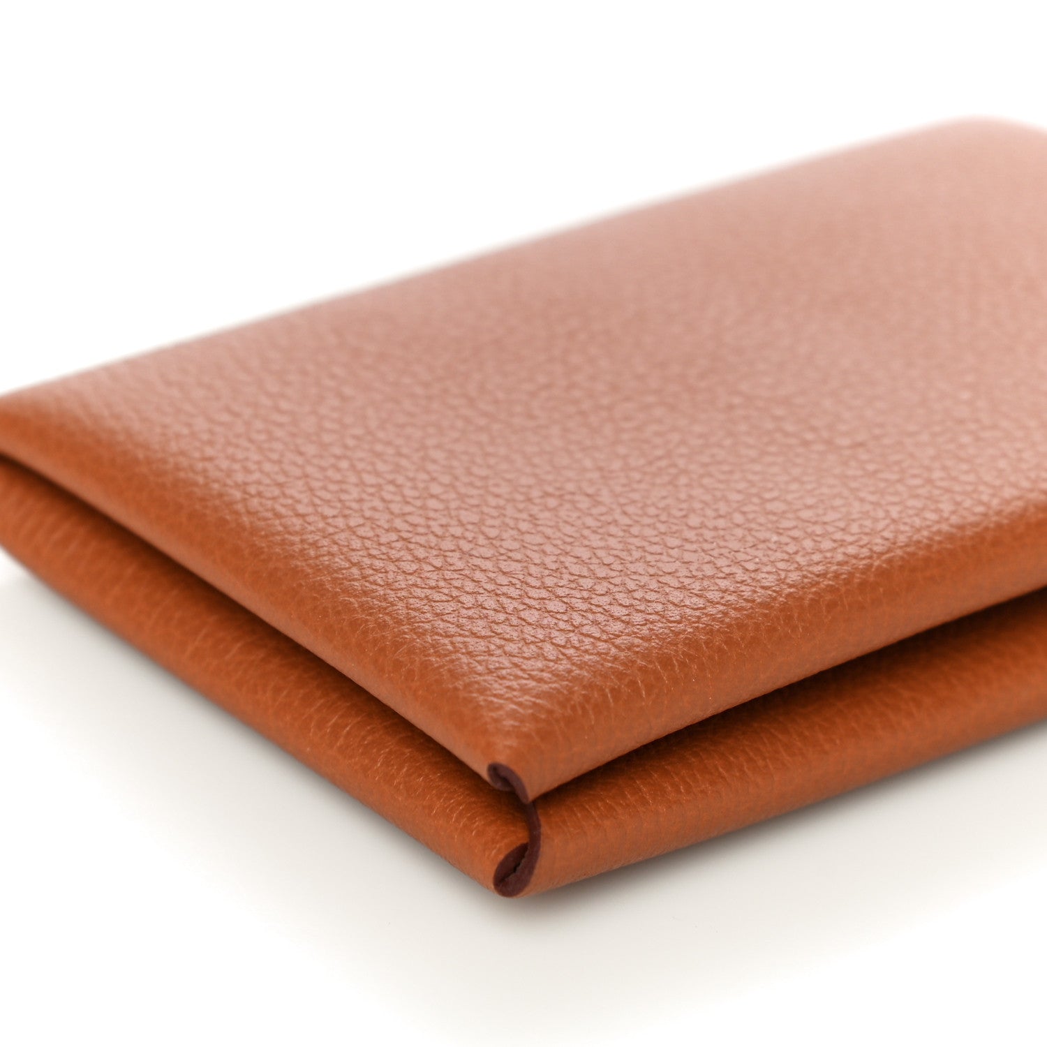 Hermes Evercolor Calvi Verso Card Case Gold Beige De Weimar 8 of 10