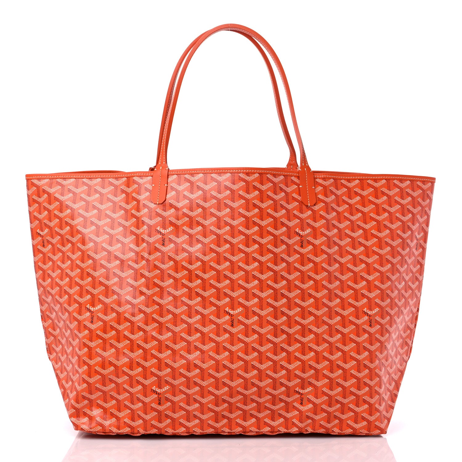 Goyard Goyardine Saint Louis GM Orange 2 of 10