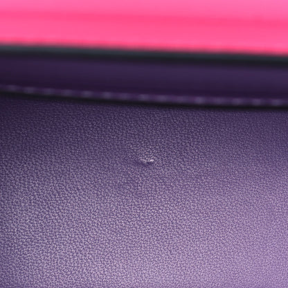 Versace Grained Calfskin Small La Medusa Top Handle Bag Fuchsia 12 of 13