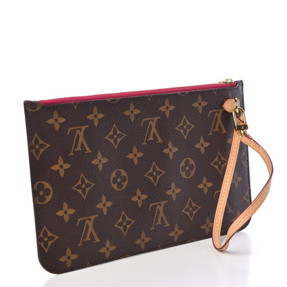 Louis Vuitton Monogram Neverfull MM GM Pochette Pivoine 3 of 9