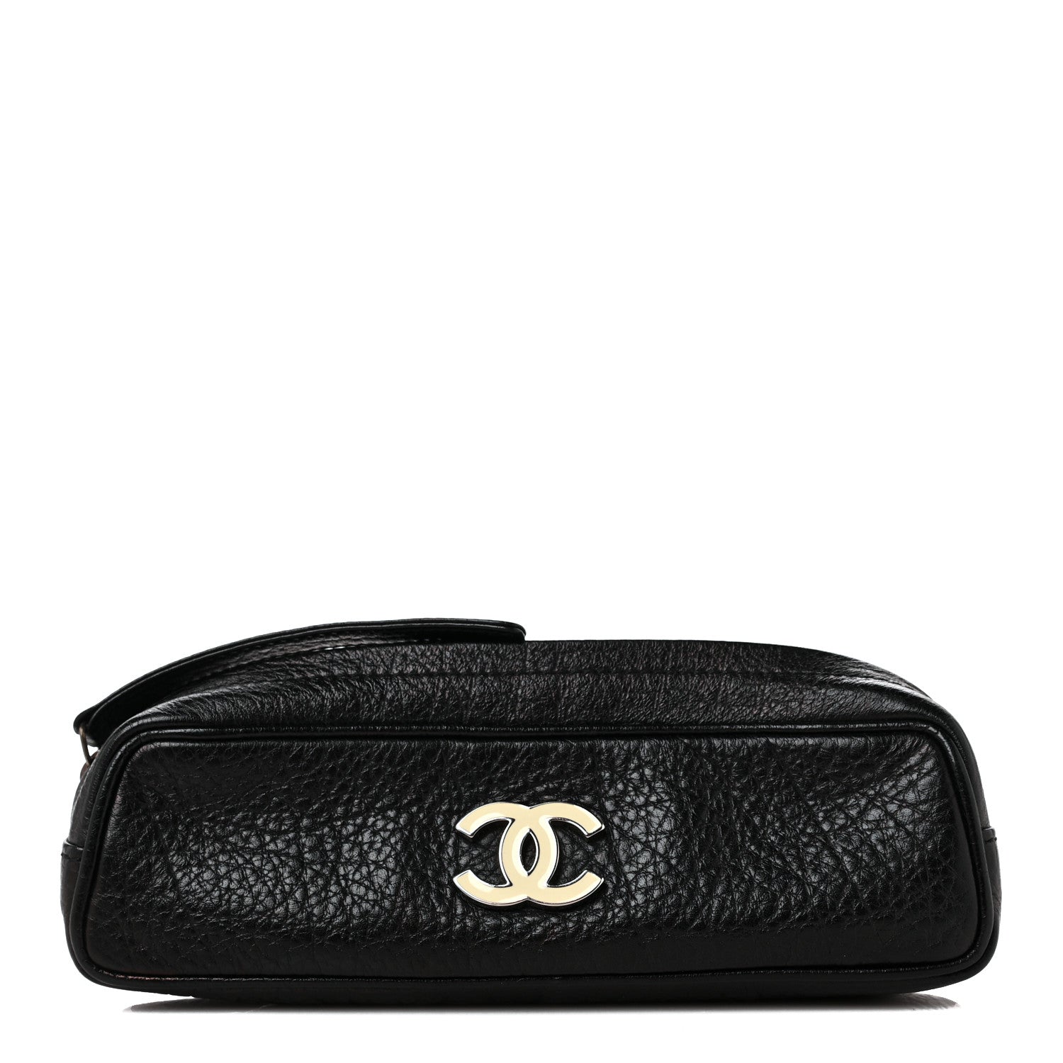 Chanel Calfskin CC Pencil Case Pouch Black 1 of 8