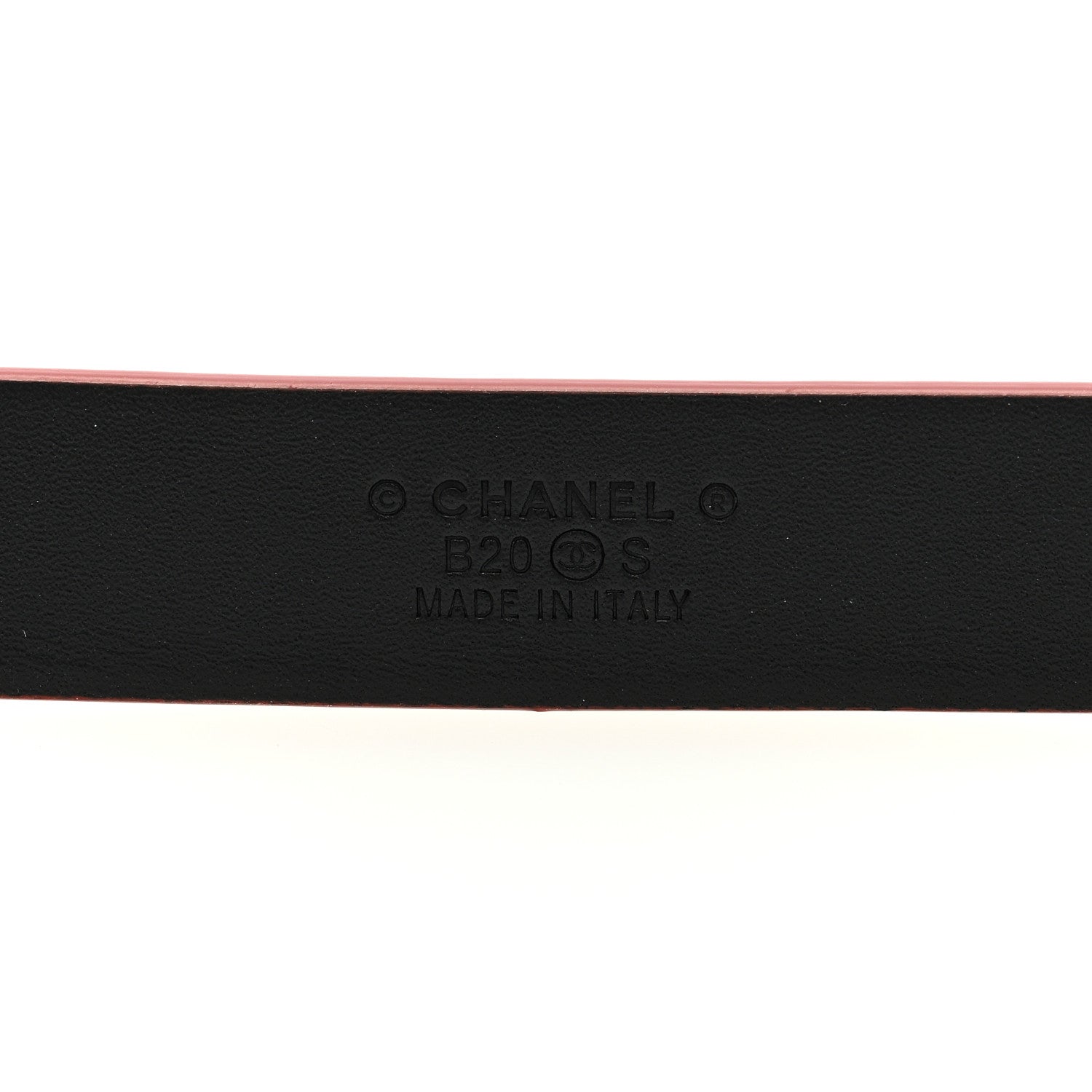 Chanel Calfskin CC Pearl Chain Belt 75 30 Red 3 of 3