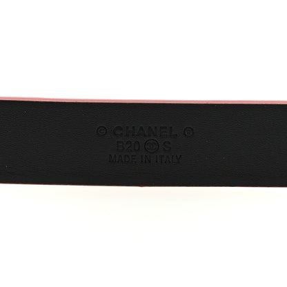 Chanel Calfskin CC Pearl Chain Belt 75 30 Red 3 of 3