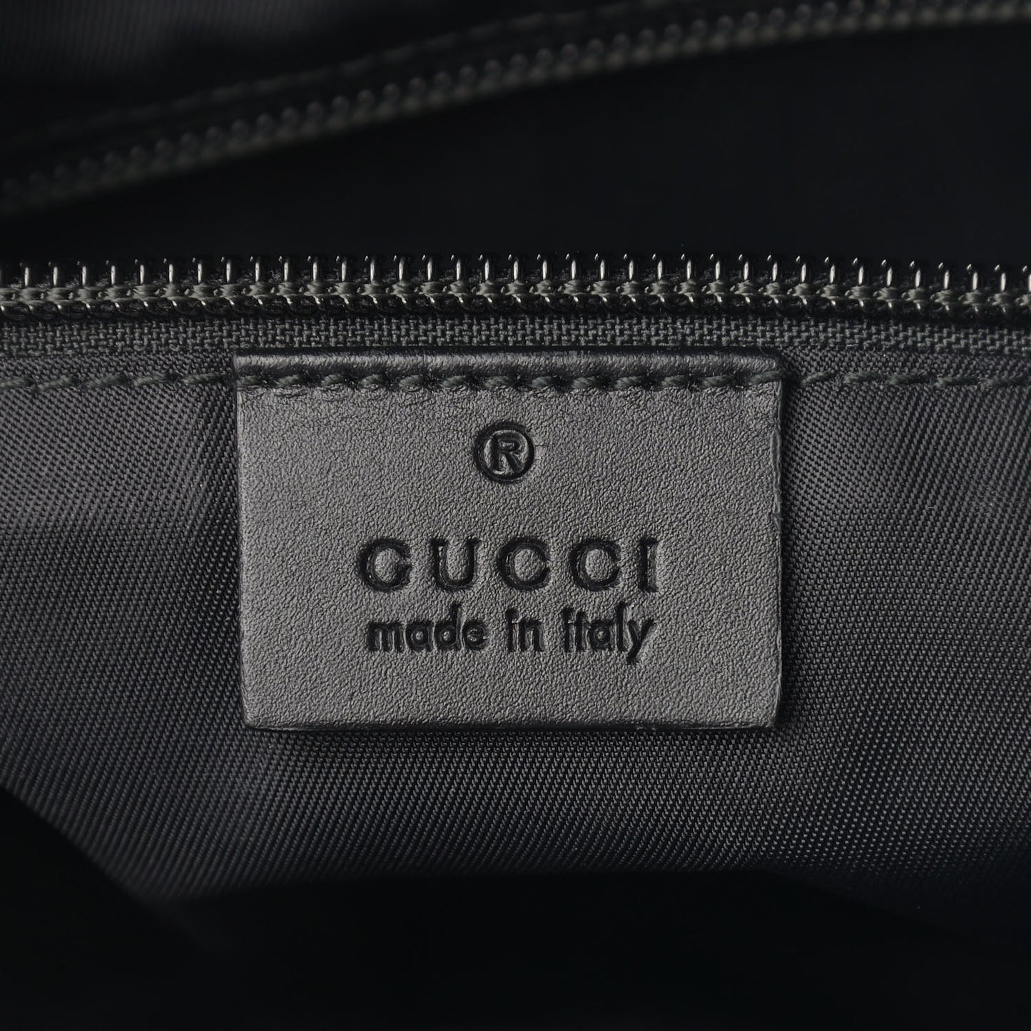 GG Supreme Monogram Web Messenger Bag Black