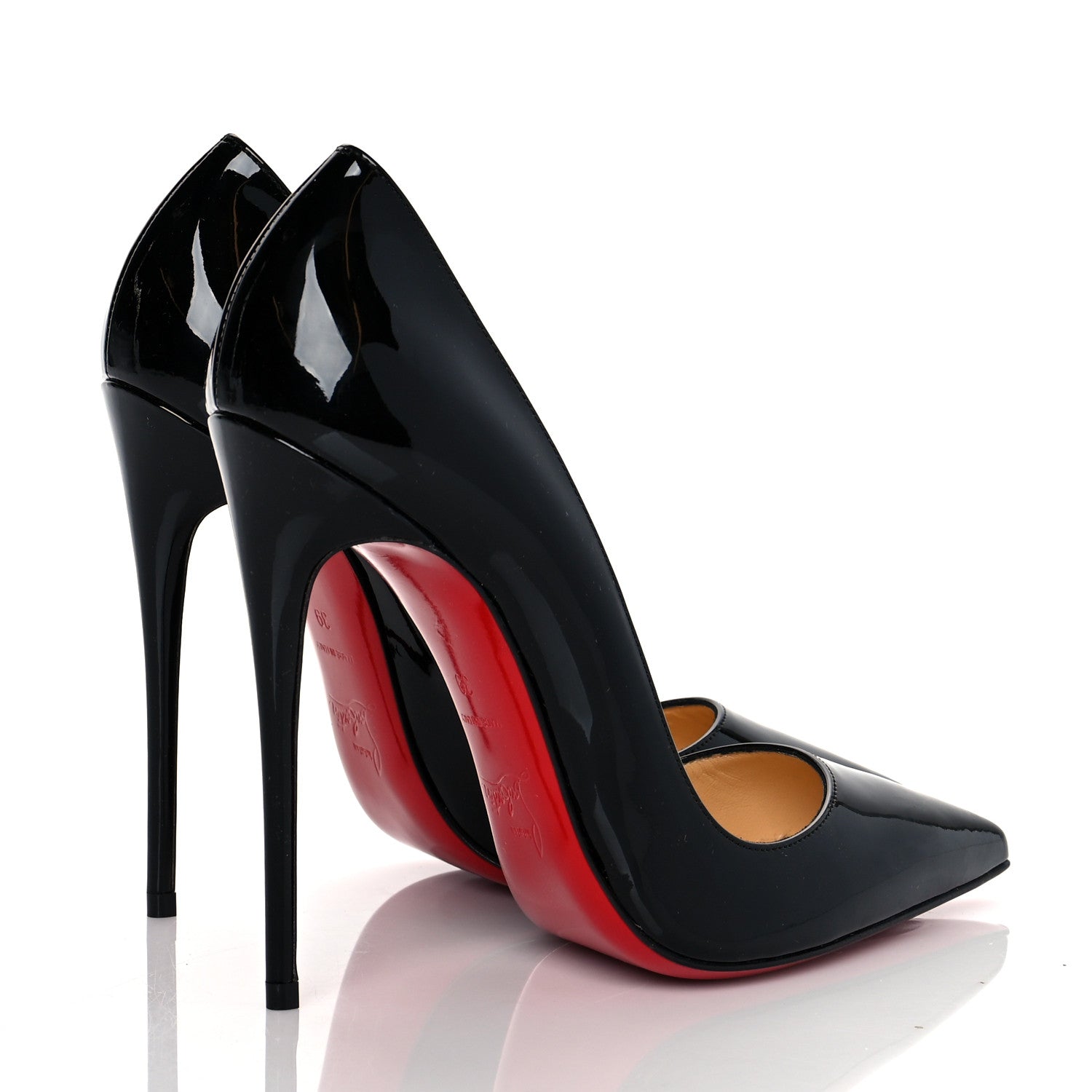 Christian Louboutin Patent So Kate 120 Pumps 39 Black 4 of 8