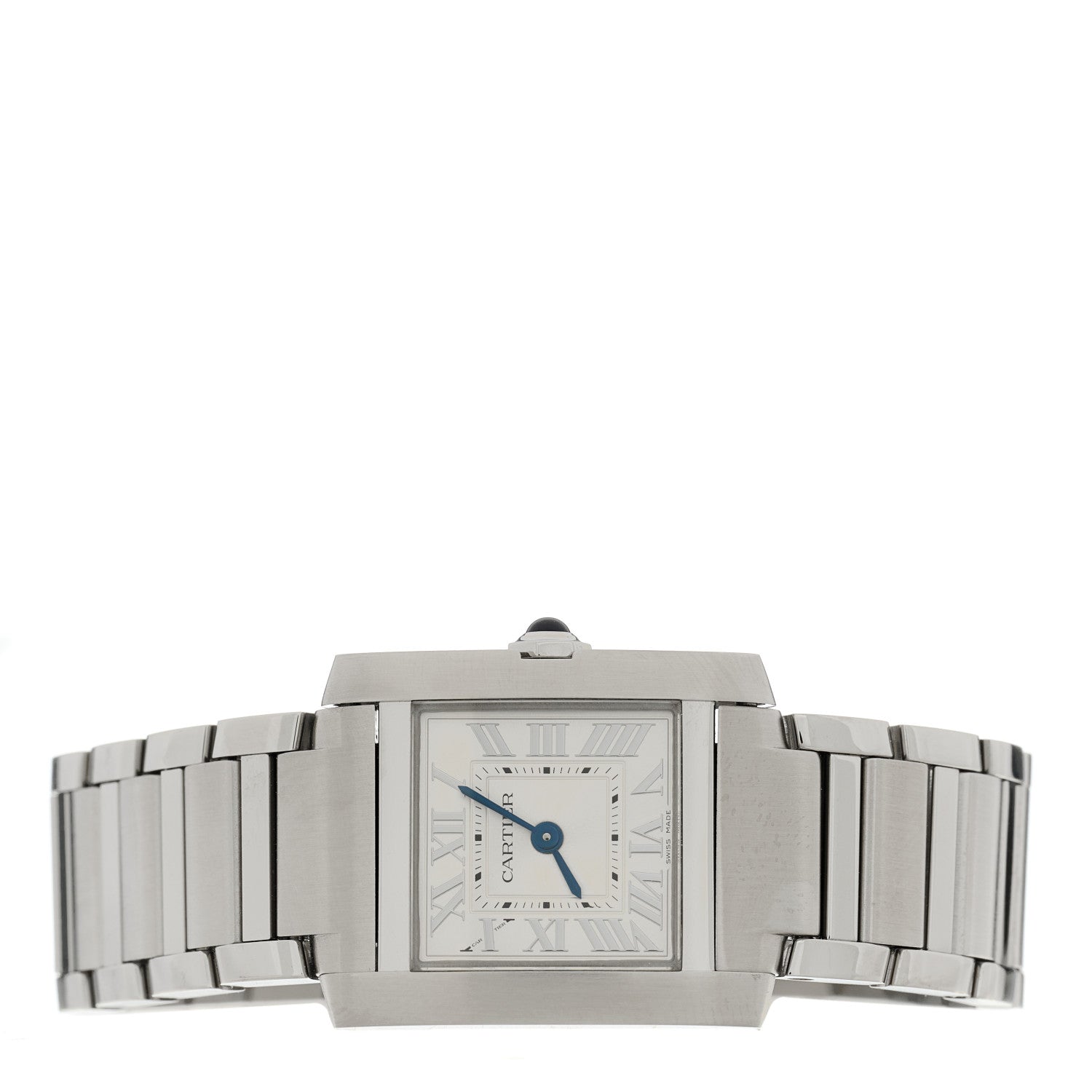 Cartier Stainless Steel 21mm Tank Francaise Quartz Watch Silver 2 of 5