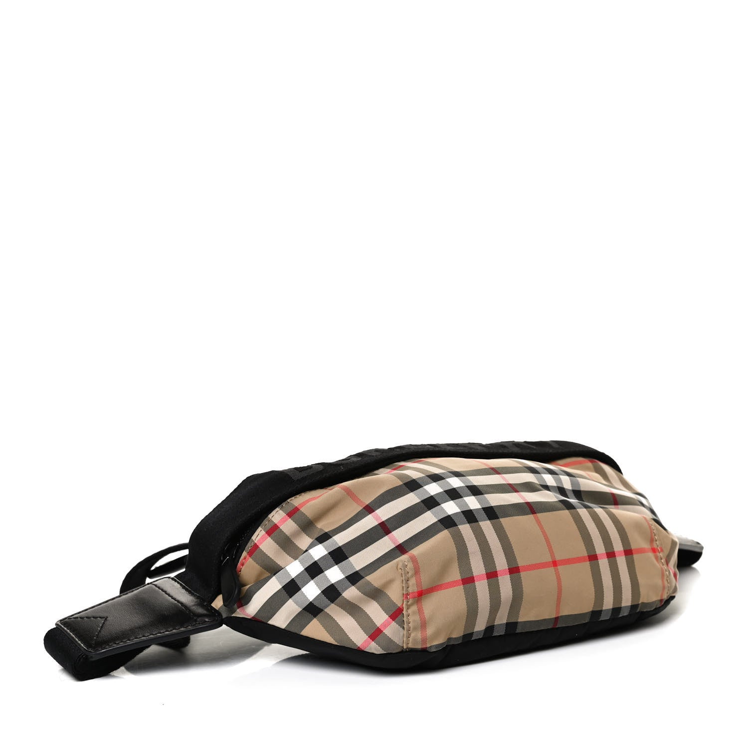 Burberry Nylon Vintage Check Sonny Bum Bag Archive Beige Black 4 of 11