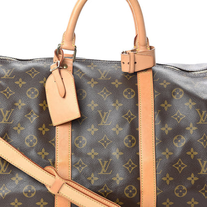 Louis Vuitton Monogram Keepall Bandouliere 55 8 of 13