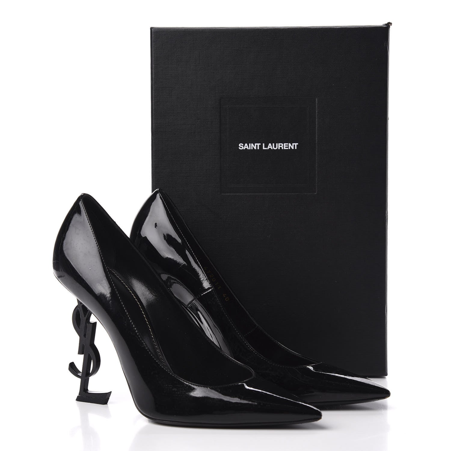 Saint Laurent Patent Opyum 110 Pumps 40 Black 11 of 11