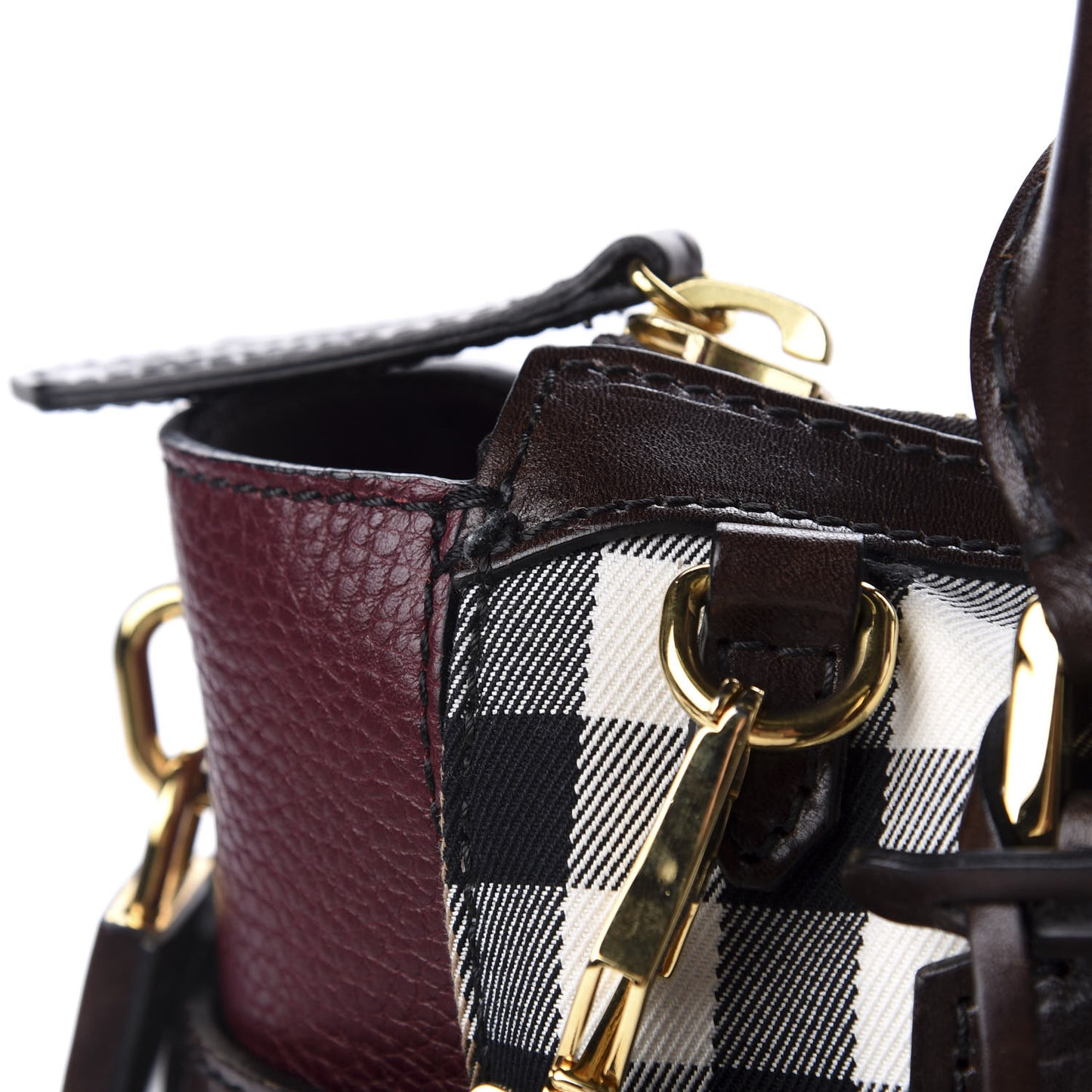 House Check Small Gladstone Deep Claret