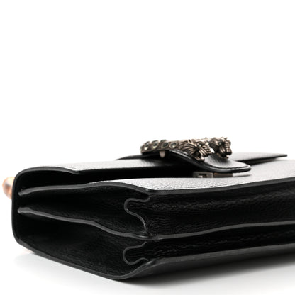 Gucci Dollar Calfskin Crystal Web Medium Dionysus Bamboo Top Handle Bag Black Black Diamond 4 of 11