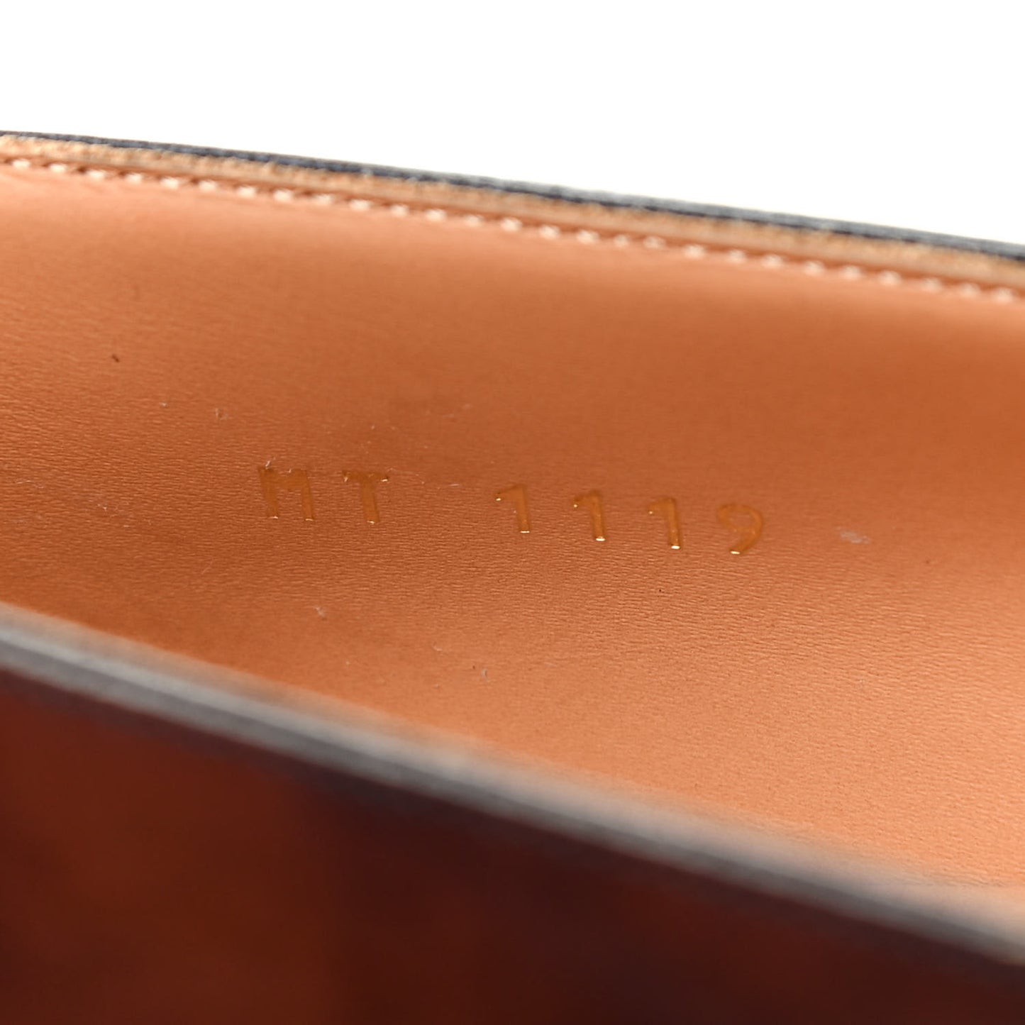 Waxed Calfskin Mens Vendome Loafers 9 Brown
