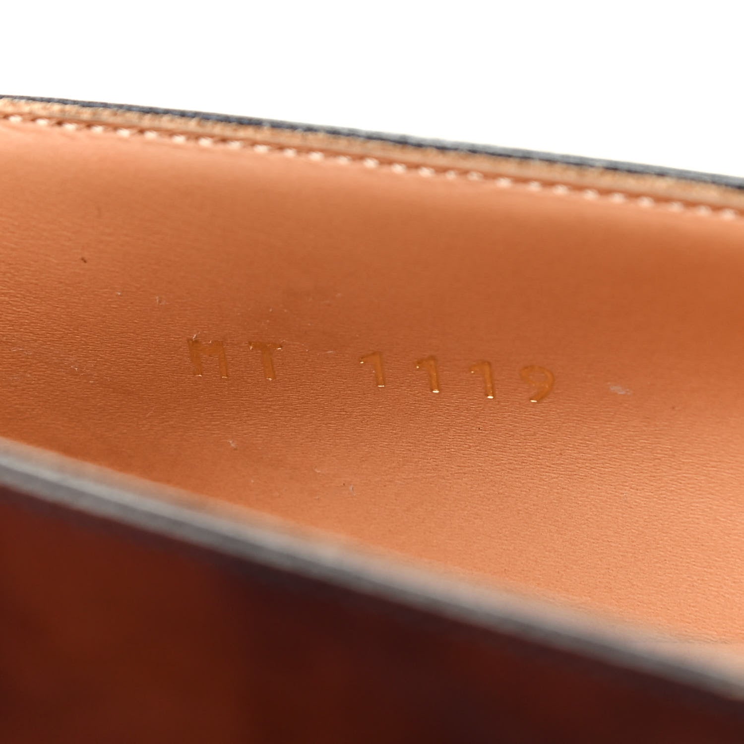 Louis Vuitton Waxed Calfskin Mens Vendome Loafers 9 Brown 8 of 10