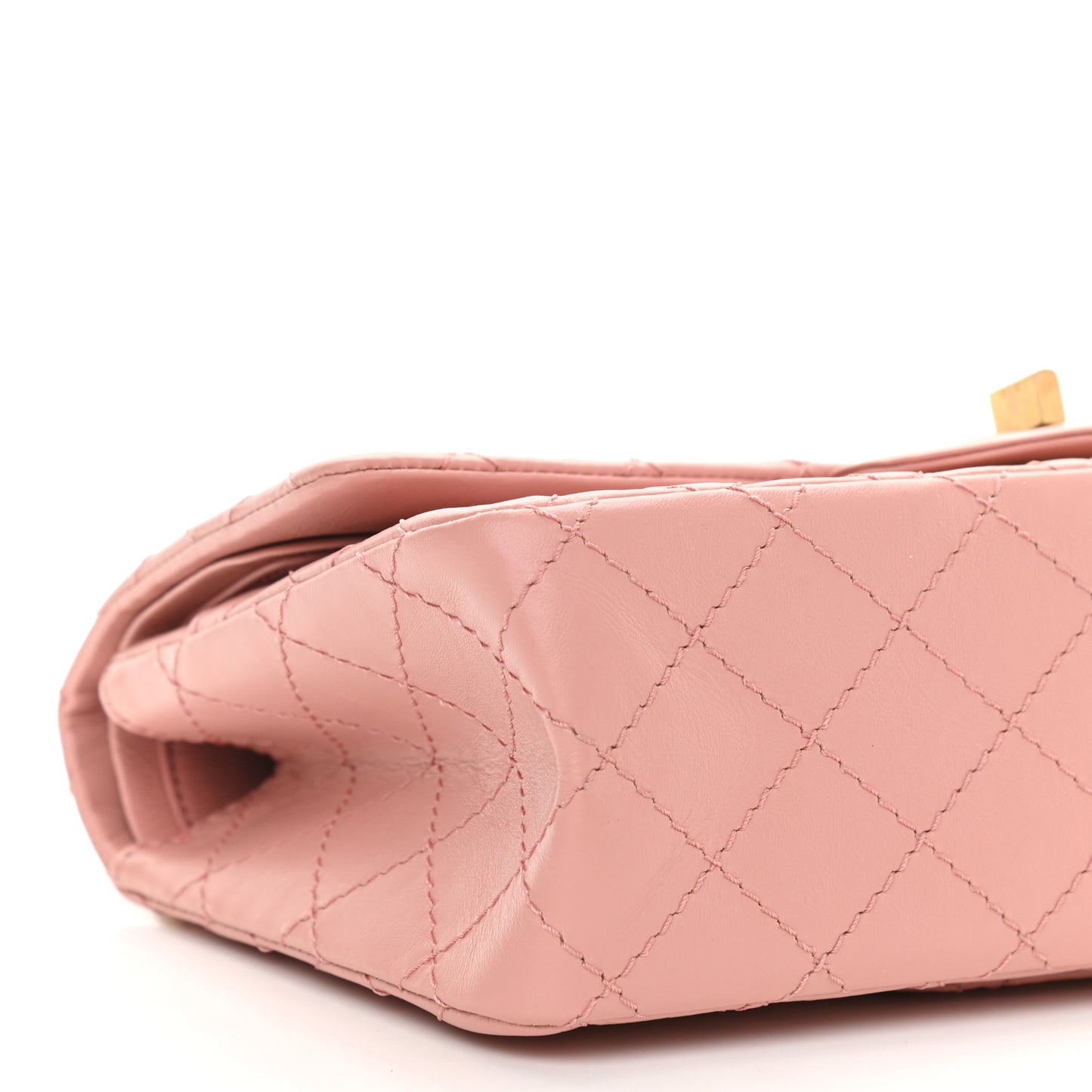 Aged Calfskin Quilted 2.55 Reissue 225 Flap Pink