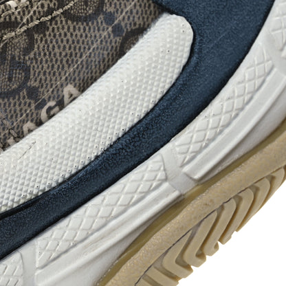 Balenciaga X GUCCI GG Supreme Monogram Allover Logo Womens Triple S Sneakers 37 Beige Ebony Mystic White 12 of 15