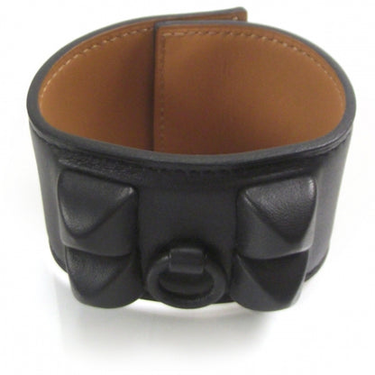 Hermes Leather Collier de Chien Shadow Bracelet 1 of 5