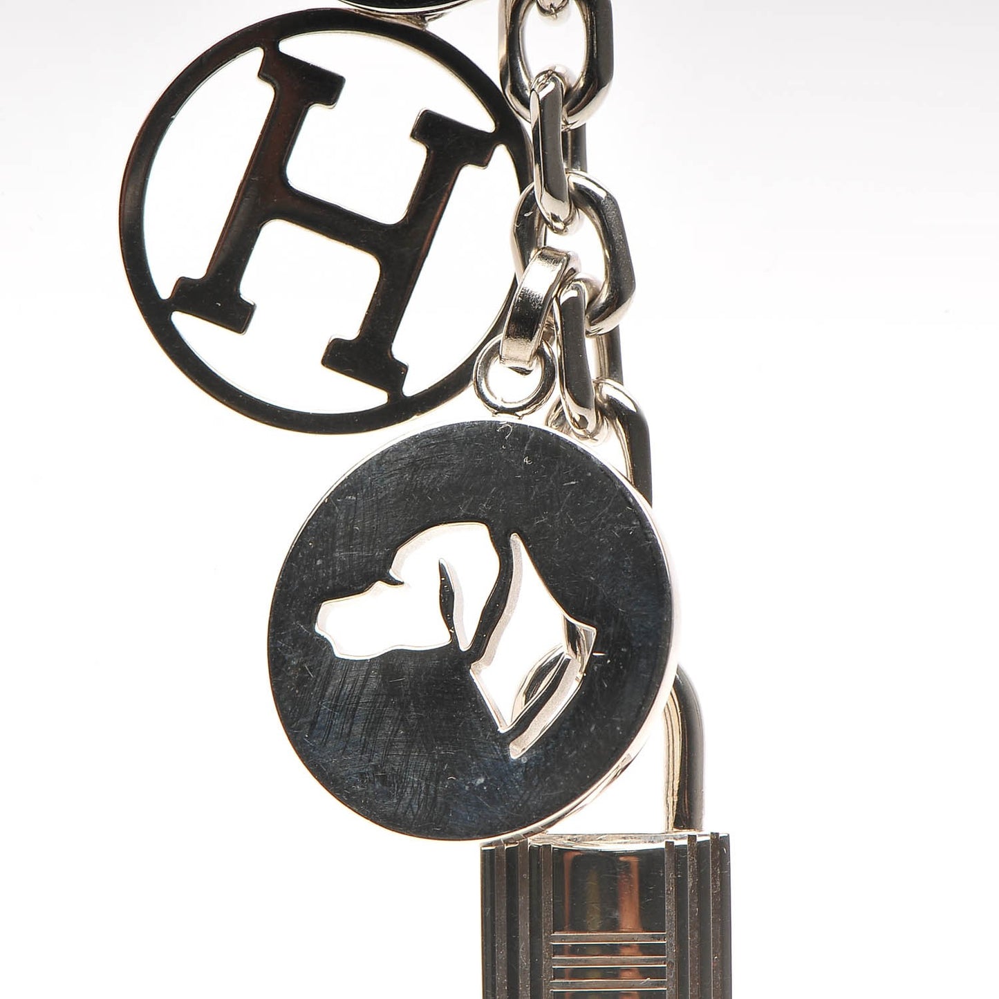 Palladium Breloque Bag Charm Silver