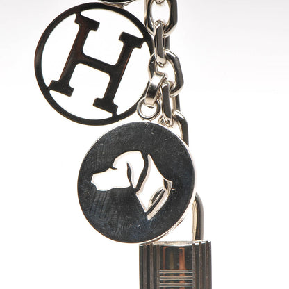 Hermes Palladium Breloque Bag Charm Silver 4 of 8