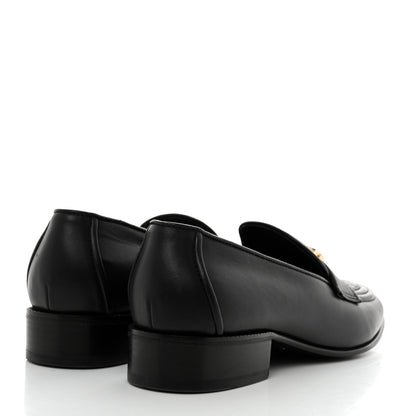 Chanel Lambskin Quilted Boy Loafers 38 Black 4 of 8