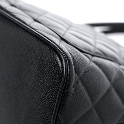 Chanel Caviar Quilted Medallion Tote Black 11 of 13