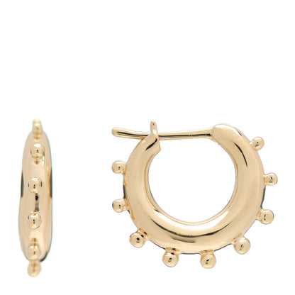 Temple St. Clair 18K Yellow Gold Yoga Hoop Earrings 1 of 4