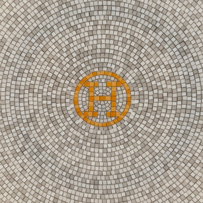 Hermes Porcelain Mosaique Au 24 Bread And Butter Plate Set of 2 Gold 3 of 5