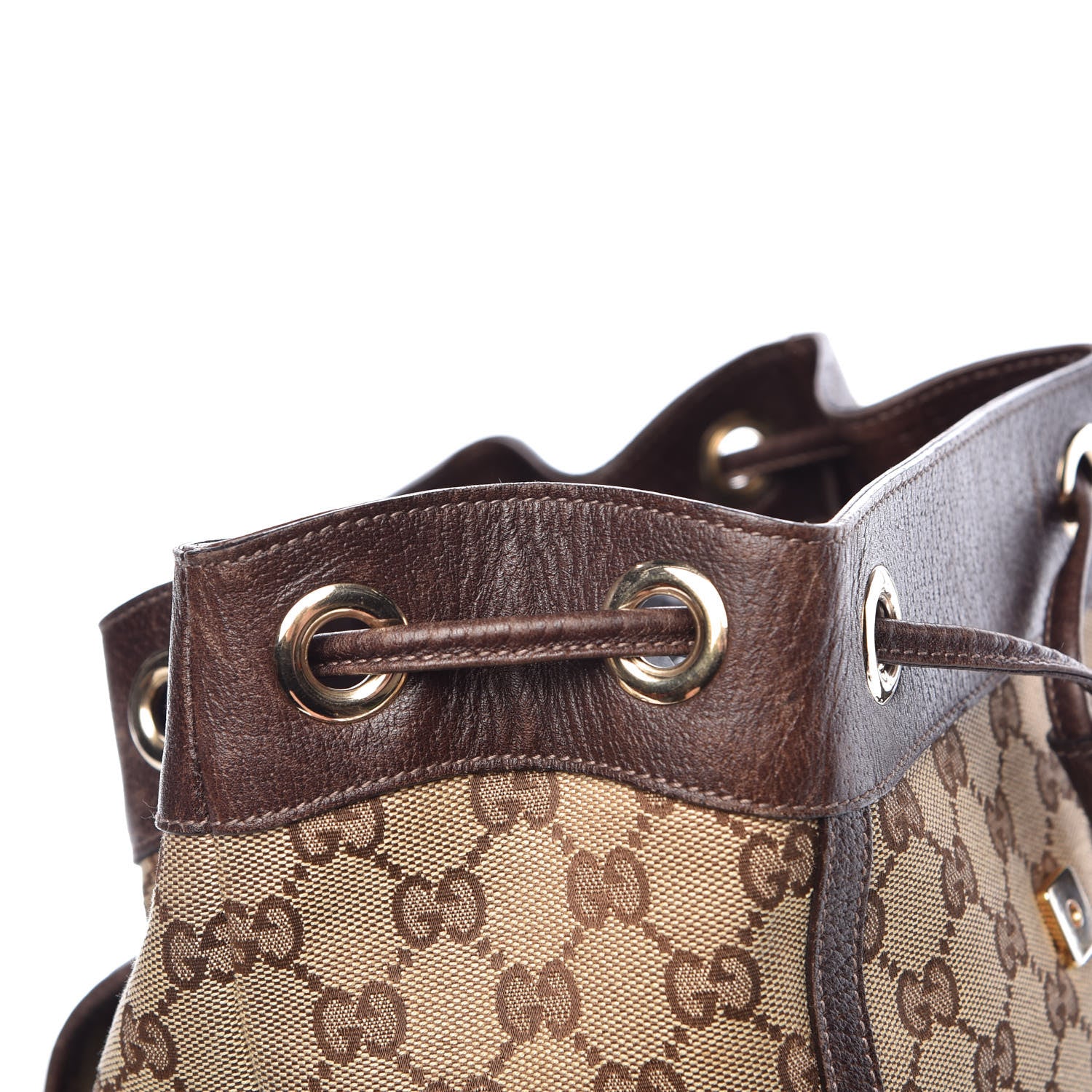 Gucci GG Monogram Flap Backpack Brown 10 of 19