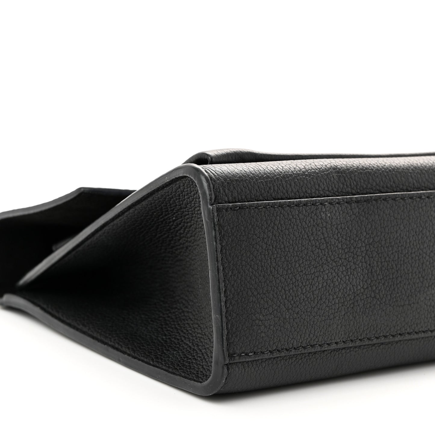 Soft Calfskin My Lockme Chain Bag BB Black
