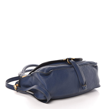 Chloe Calfskin Medium Marcie Satchel Royal Navy 4 of 12
