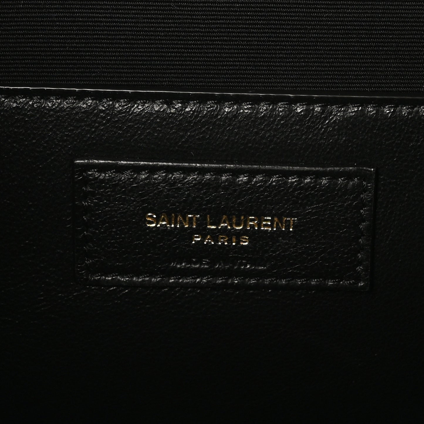 Shiny Calfskin Crocodile Embossed Manhattan Baguette Black