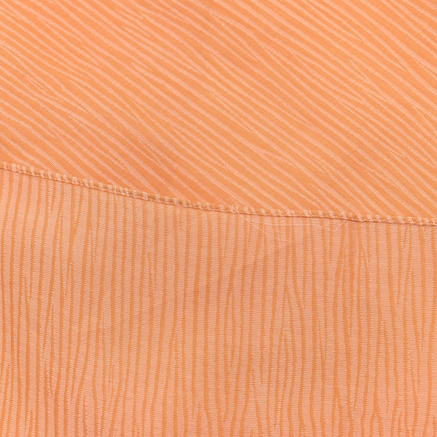 Louis Vuitton Silk Crepe Monogram Epi Print Scarf Light Orange 4 of 4