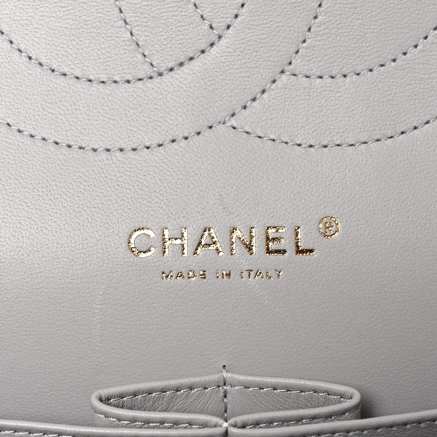 Chanel Caviar Quilted Jumbo Double Flap Grey 6 of 11