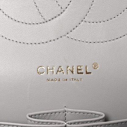 Chanel Caviar Quilted Jumbo Double Flap Grey 6 of 11