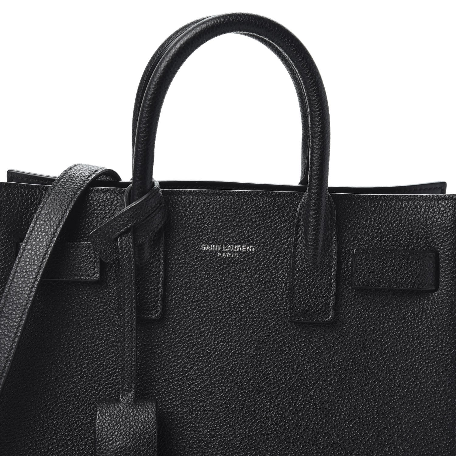 Saint Laurent Grained Calfskin Nano Sac De Jour Black 9 of 9