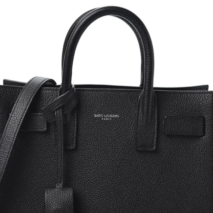 Saint Laurent Grained Calfskin Nano Sac De Jour Black 9 of 9