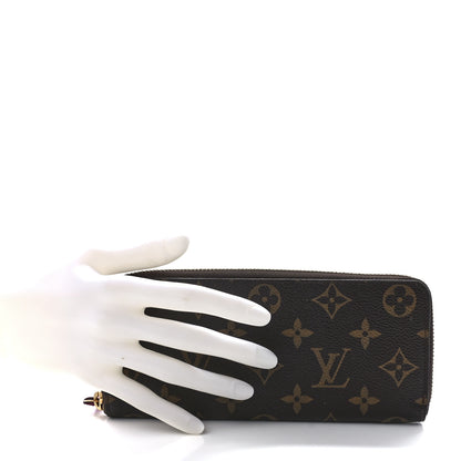 Louis Vuitton Monogram Clemence Wallet Fuchsia 2 of 11