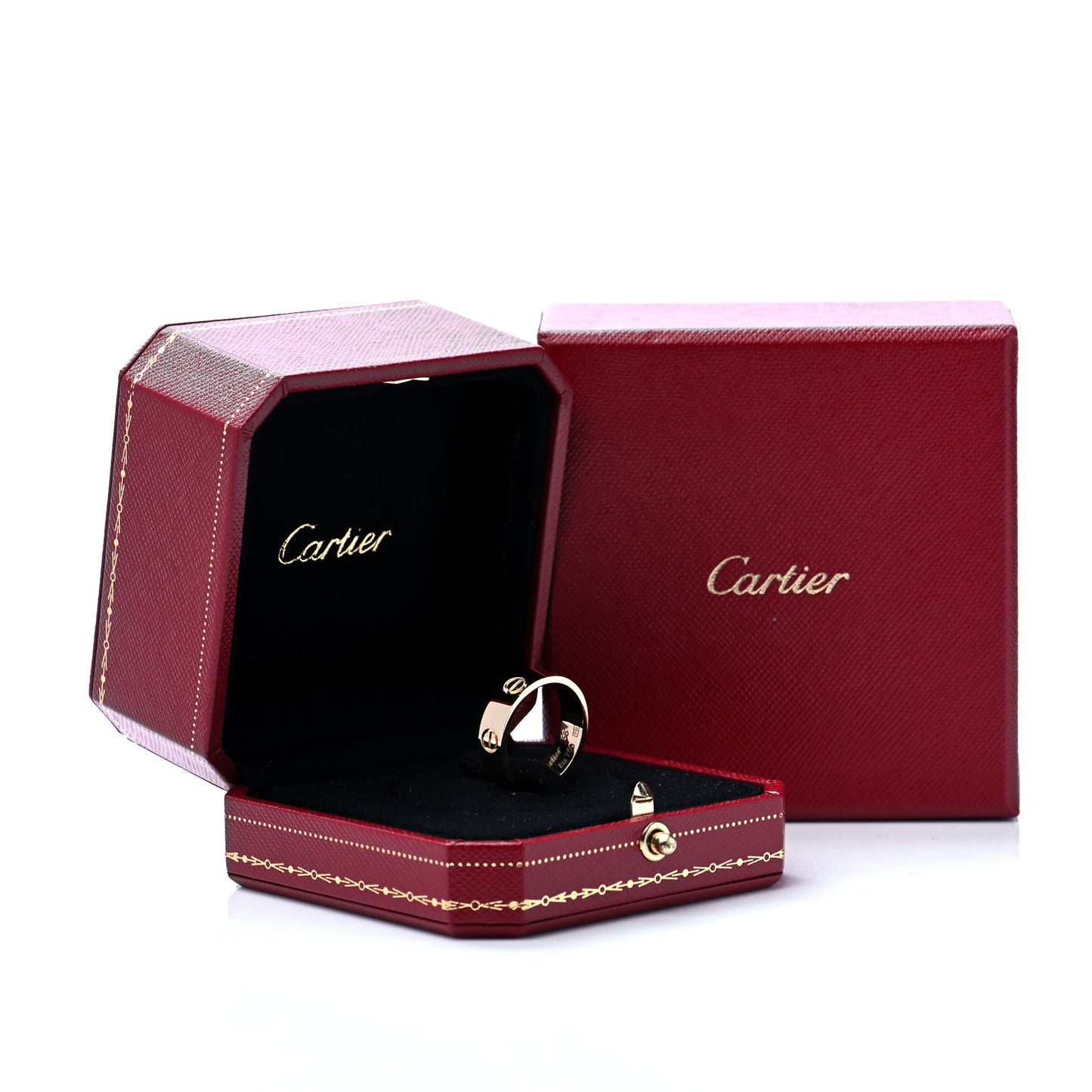 18K Yellow Gold 5.5mm LOVE Ring 56 7.5