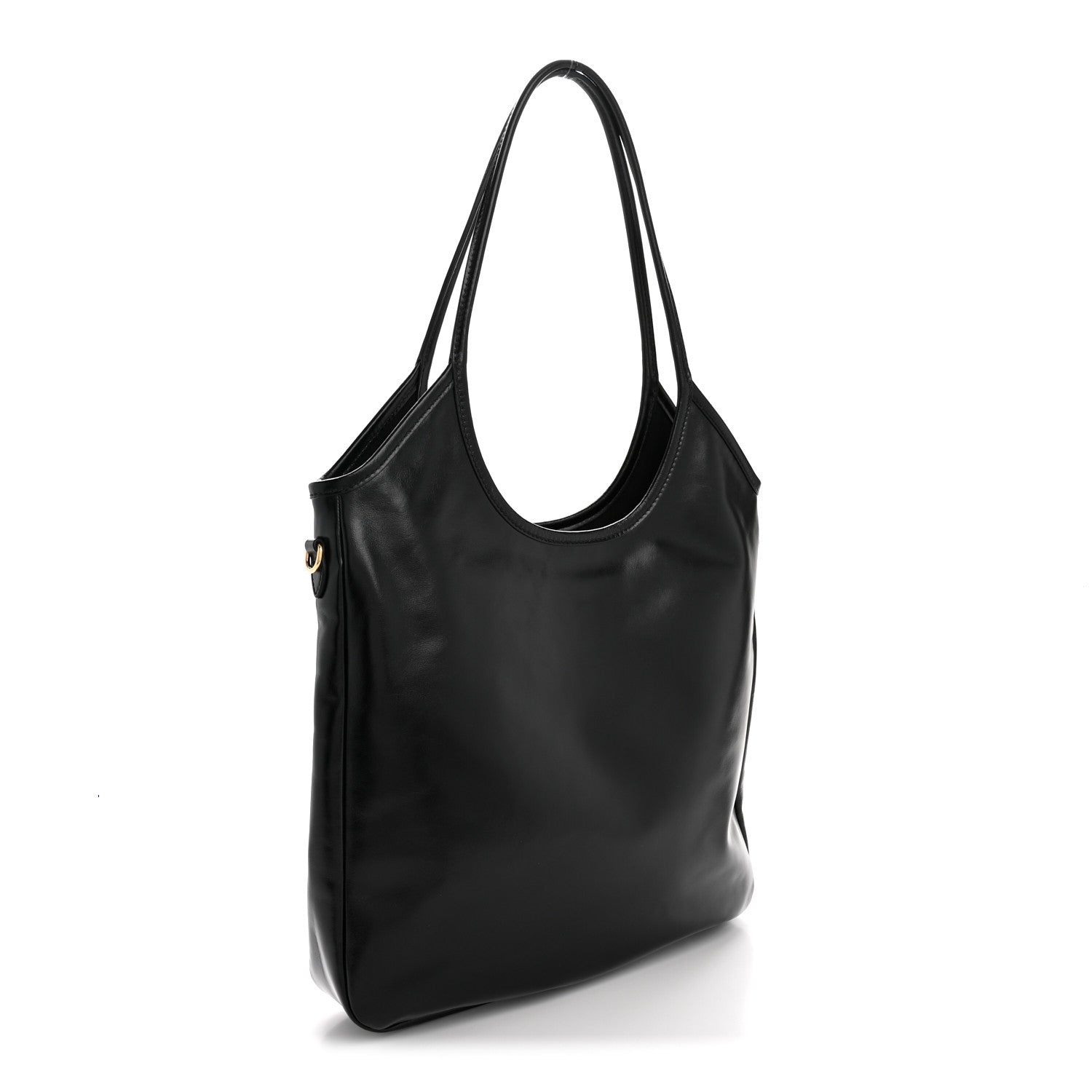 Miu Miu Shiny Softy Calfskin Ivy Bag Black 1810406 – FASHIONPHILE