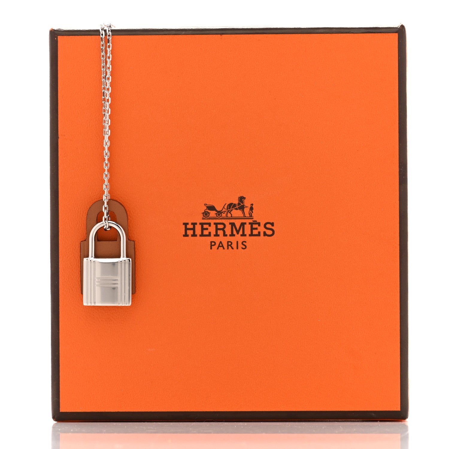 Hermes Swift O'Kelly Pendant Necklace Gold 8 of 8
