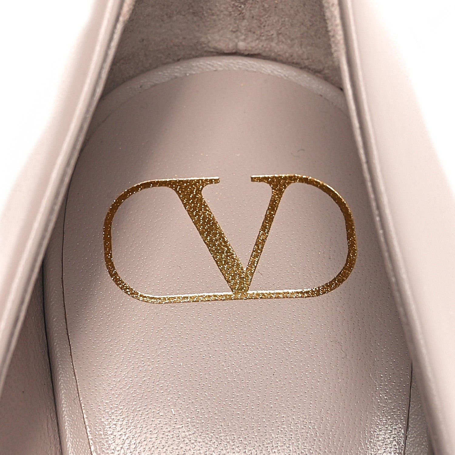 Valentino Garavani Calfskin Vlogo Signature 80mm Pumps 38 Poudre 8 of 9