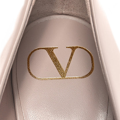 Valentino Garavani Calfskin Vlogo Signature 80mm Pumps 38 Poudre 8 of 9