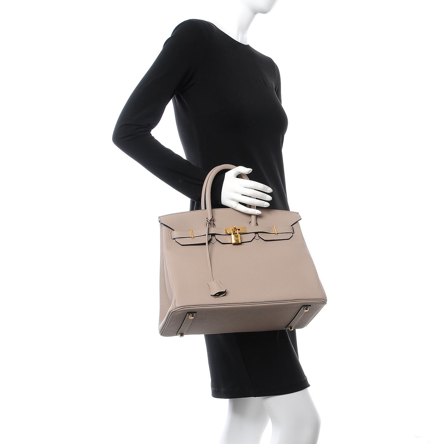 Togo Birkin 35 Gris Tourterelle