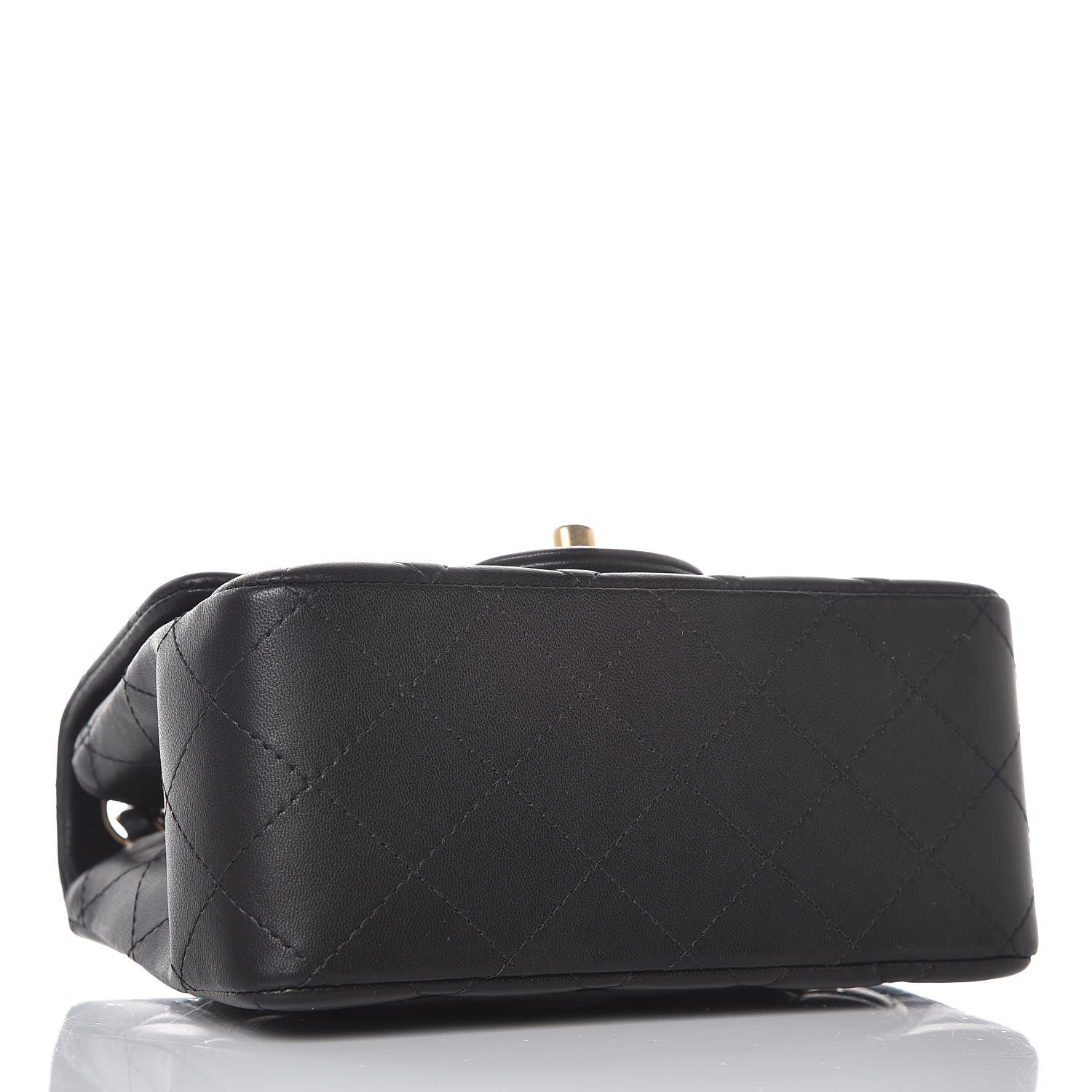 Chanel Lambskin Quilted Mini Square Flap Black 4 of 8