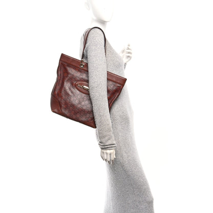 Gucci Guccissima Medium Punch Tote Brown 2 of 10