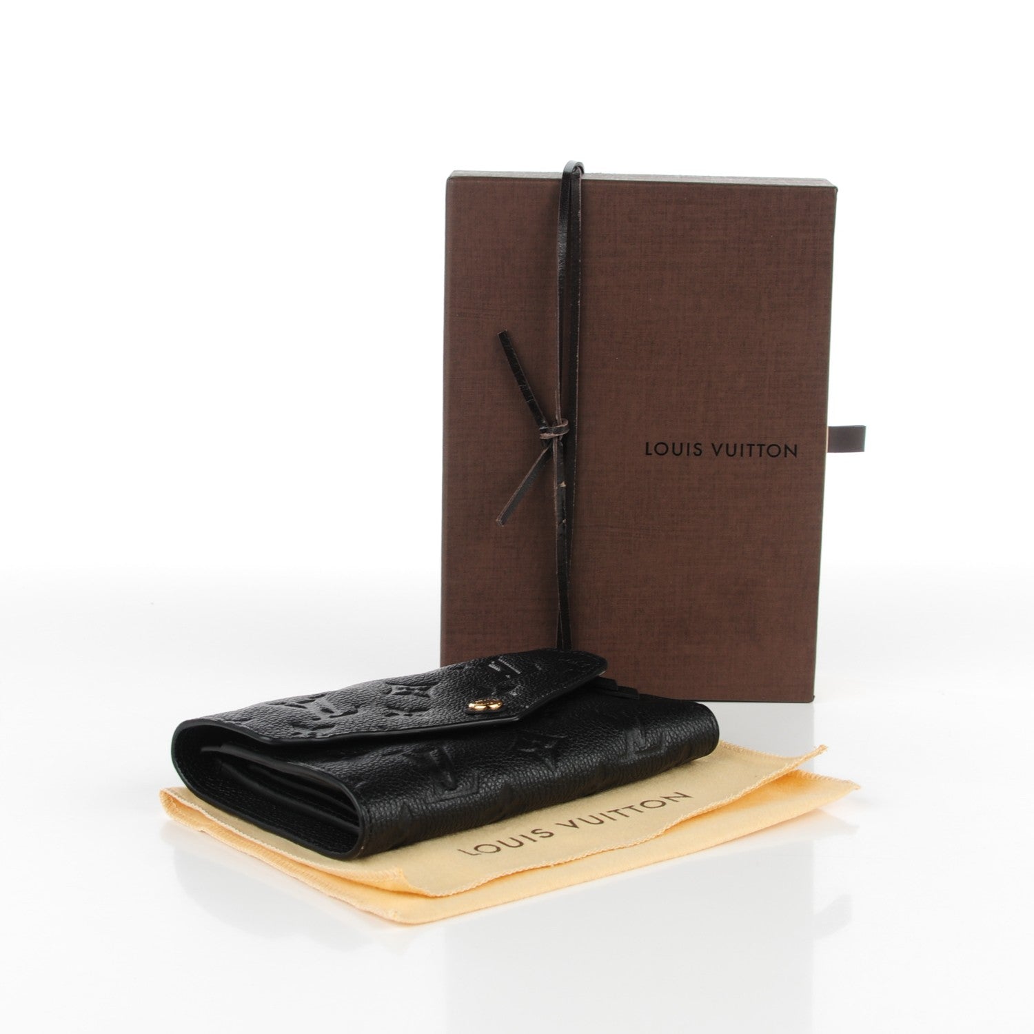Louis Vuitton Empreinte Compact Curieuse Wallet Black 4 of 7