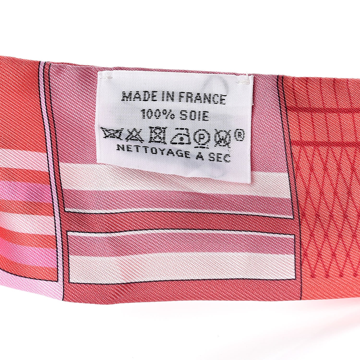 Hermes Silk Couvertures Nouvelles Twilly Rose Grenadine 3 of 4