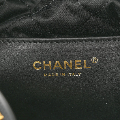 Chanel Shiny Calfskin Quilted Mini Chanel 22 Black 6 of 10