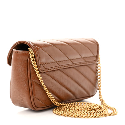 Gucci Azalea Calfskin Matelasse Diagonal Super Mini GG Marmont Shoulder Bag Cuir 3 of 11