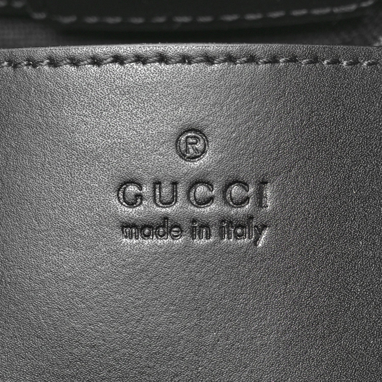 Gucci GG Supreme Monogram Appia Calfskin Web Mini Tote Bag Black 6 of 10