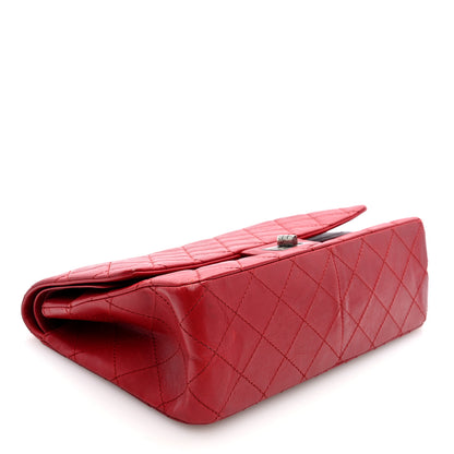 Chanel Aged Calfskin Quilted 2.55 Reissue 227 Flap Red 4 of 10